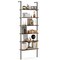 Wall Mounted 6-Tier Ladder Shelf for Books, Plants and Home Organization